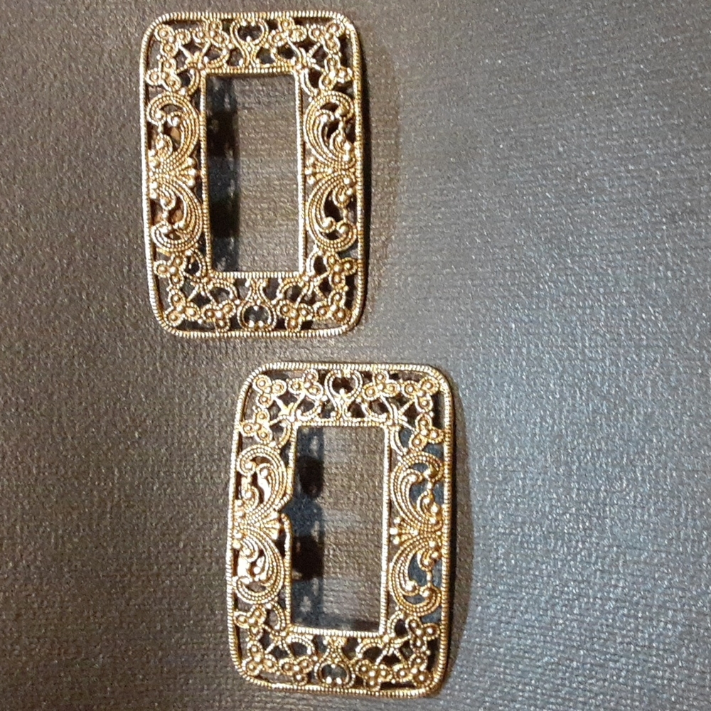 Vintage Gold Shoe Clips